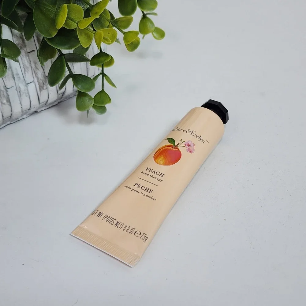 Crabtree & Evelyn Peach Hand Therapy Cream ~ 0.9 oz / 25 g